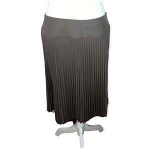 CALVIN KLEIN GRAY PLEATED SKIRT SZ.10P EUC
